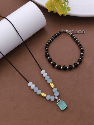 RAXOR Alloy Black Jewellery Set(Pack of 1)