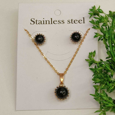 Dham Jewels Alloy Gold-plated Rose Gold Jewellery Set(Pack of 2)