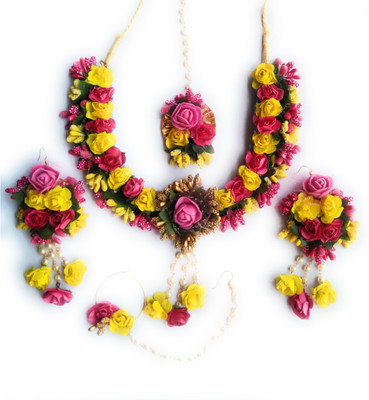 ringzinnie Copper Pink, Yellow Jewellery Set(Pack of 1)