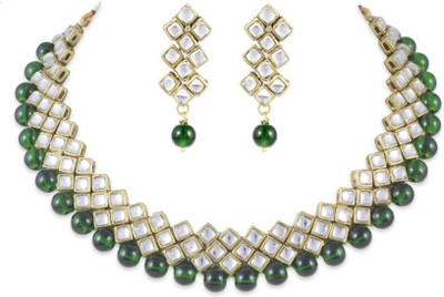 BJ JEWEL Alloy Green Jewellery Set(Pack of 1)