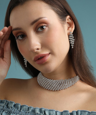 Dressberry Alloy Silver Silver Jewellery Set(Pack of 2)