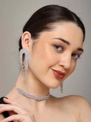Unity Bond Alloy Brass Silver Jewellery Set(Pack of 1)