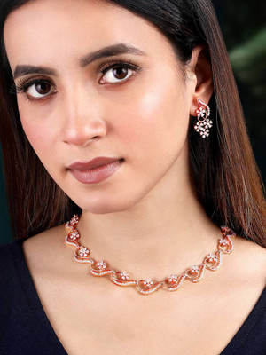 GHEVARIYA ENTER Alloy Gold, Silver Jewellery Set(Pack of 1)