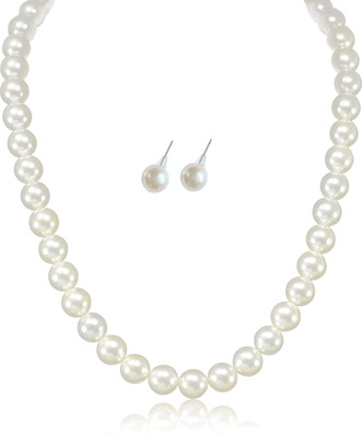 AmazingKarts Metal White Jewellery Set(Pack of 1)