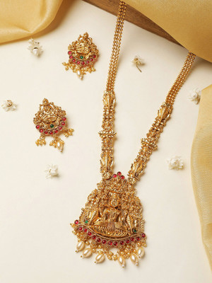 Orangenysha Alloy Gold-plated Multicolor Jewellery Set(Pack of 1)