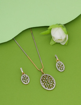 N P FASHION Alloy Gold-plated Multicolor Jewellery Set(Pack of 1)