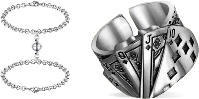 ruby collection Alloy Silver, Silver Jewellery Set(Pack of 2)