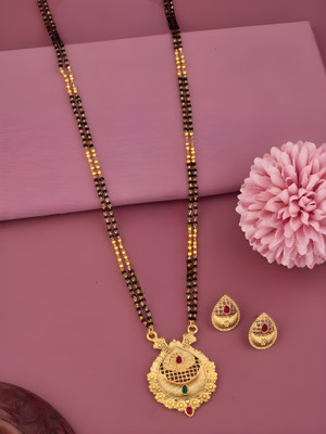 house of common Alloy Gold-plated Gold Jewellery Set(Pack of 3)