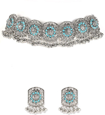 ANOUK Alloy Silver Jewellery Set(Pack of 1)