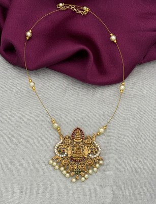 Influtive Brass, Copper Gold-plated Gold Jewellery Set(Pack of 1)