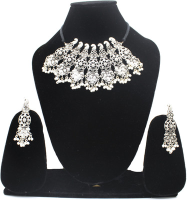 Shining Angel Alloy Silver Silver Jewellery Set(Pack of 2)
