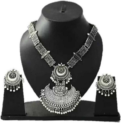 JMBW INTERNATIONAL Alloy Silver Jewellery Set(Pack of 1)