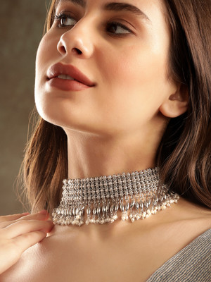 RUBANS Alloy Silver Jewellery Set(Pack of 3)