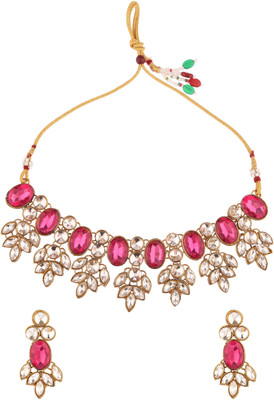 catalyst venture Alloy Copper Pink, White Jewellery Set(Pack of 2)