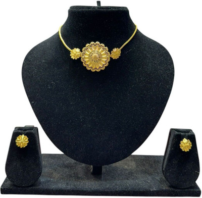Npc Alloy Gold Jewellery Set(Pack of 1)
