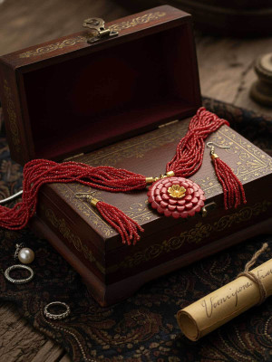 alysa Alloy Red Jewellery Set(Pack of 1)