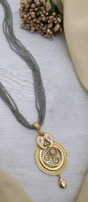 SHIVAY FASHION HUB Alloy Gold-plated Gold Jewellery Set(Pack of 1)