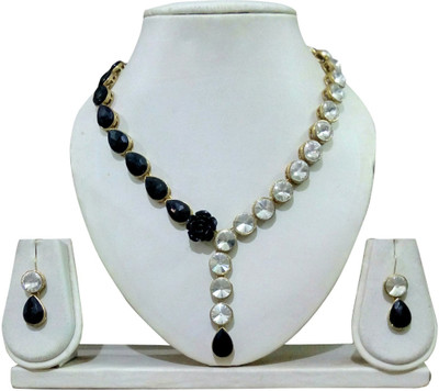 JN Handicraft Brass Copper Black, White Jewellery Set(Pack of 1)