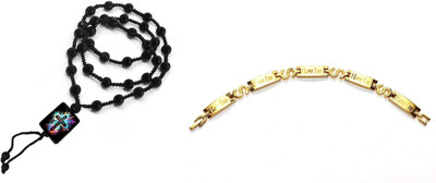 KINGSTYLEIMPEX Dori, Alloy Black, Gold Jewellery Set(Pack of 1)