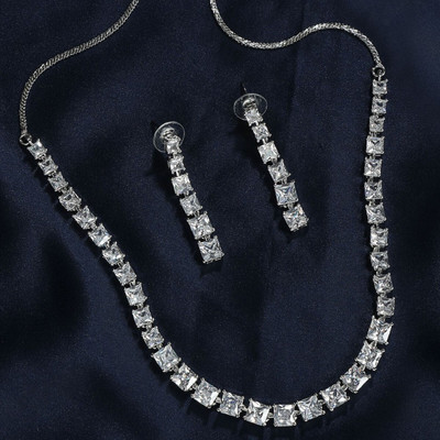 Dressberry Alloy Silver Silver Jewellery Set(Pack of 3)