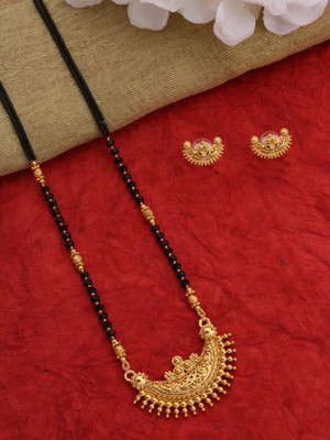 SOLIBELLE Alloy Gold-plated Multicolor Jewellery Set(Pack of 2)