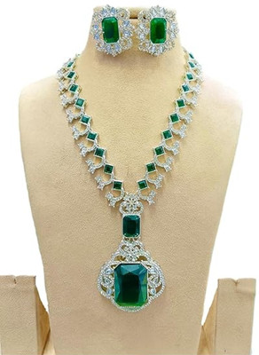 TWOLOVER Alloy Green Jewellery Set(Pack of 1)