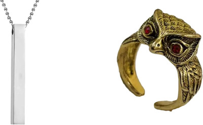 ruby collection Alloy Gold, Silver Jewellery Set(Pack of 2)
