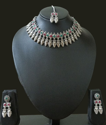 siyaa creation Brass Brass Black Jewellery Set(Pack of 4)