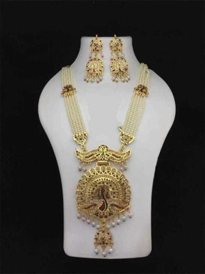 Dreamish Imitation Brass, Alloy Gold-plated Gold, Multicolor Jewellery Set(Pack of 1)