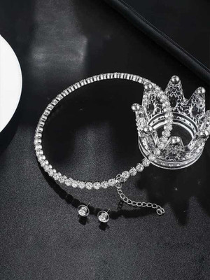 V.V. Sons Alloy Sterling Silver Silver Jewellery Set(Pack of 2)