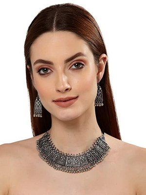 JMBW INTERNATIONAL Alloy Silver Jewellery Set(Pack of 1)
