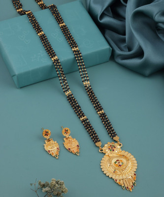 house of common Brass Gold-plated Gold Jewellery Set(Pack of 1)