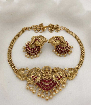 Shilpa Creation Alloy Gold Jewellery Set(Pack of 2)