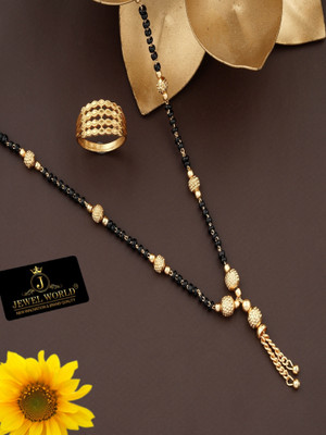 Jewel WORLD Brass, Alloy Gold-plated Gold, Multicolor Jewellery Set(Pack of 1)