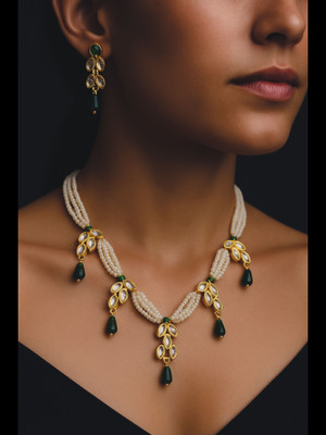 brassjewel Brass Multicolor Jewellery Set(Pack of 1)