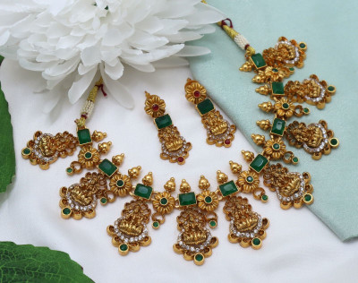 DC Alloy Green Jewellery Set(Pack of 1)