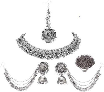IBBIE Alloy Sterling Silver Silver Jewellery Set(Pack of 1)