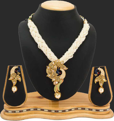 Arti creations Brass, Alloy Gold-plated Multicolor Jewellery Set(Pack of 2)