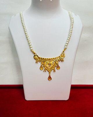 Soumi store Copper Gold-plated Gold Jewellery Set(Pack of 1)
