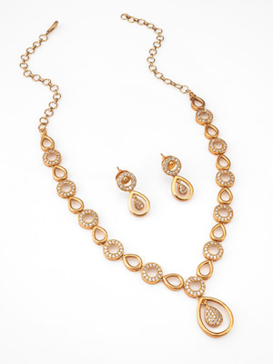 Vermont Brass Gold-plated Multicolor Jewellery Set(Pack of 2)