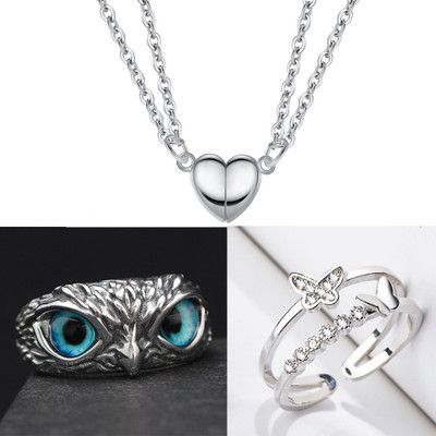 kazare Alloy Silver Blue, Silver Jewellery Set(Pack of 4)