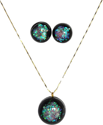 SMARVA Resin Yellow Jewellery Set(Pack of 1)