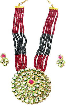 CARDINAL Alloy Gold-plated Multicolor Jewellery Set(Pack of 1)