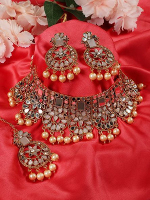 ANOUK Alloy Gold-plated Multicolor Jewellery Set(Pack of 1)