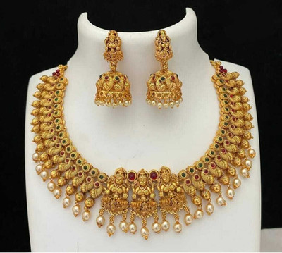 Shilpa Creation Alloy Gold-plated Multicolor Jewellery Set(Pack of 1)