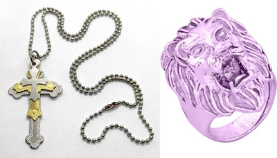 KINGSTYLEIMPEX Dori, Alloy Black, Purple Jewellery Set(Pack of 1)