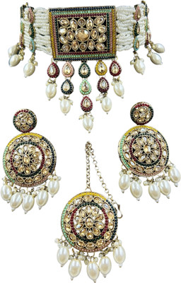 Antiquejewellry Copper Copper Multicolor Jewellery Set(Pack of 1)