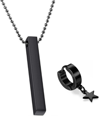 MAATRCHAAYA Alloy Titanium Black Jewellery Set(Pack of 2)