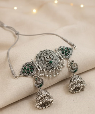 neze Alloy Green Jewellery Set(Pack of 1)