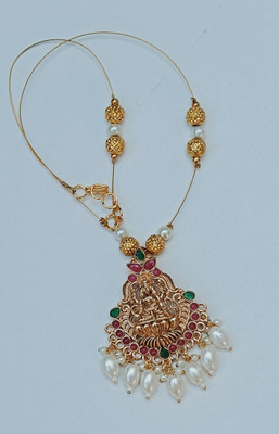 AVIKA COLLECTION Brass Gold-plated Multicolor Jewellery Set(Pack of 1)